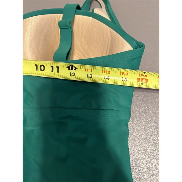 Kona Sol One Piece Swimsuit Green Women's Size XL 16 Beach Resort - Picture 7 of 10